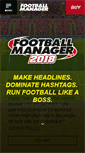 Mobile Screenshot of footballmanager.com